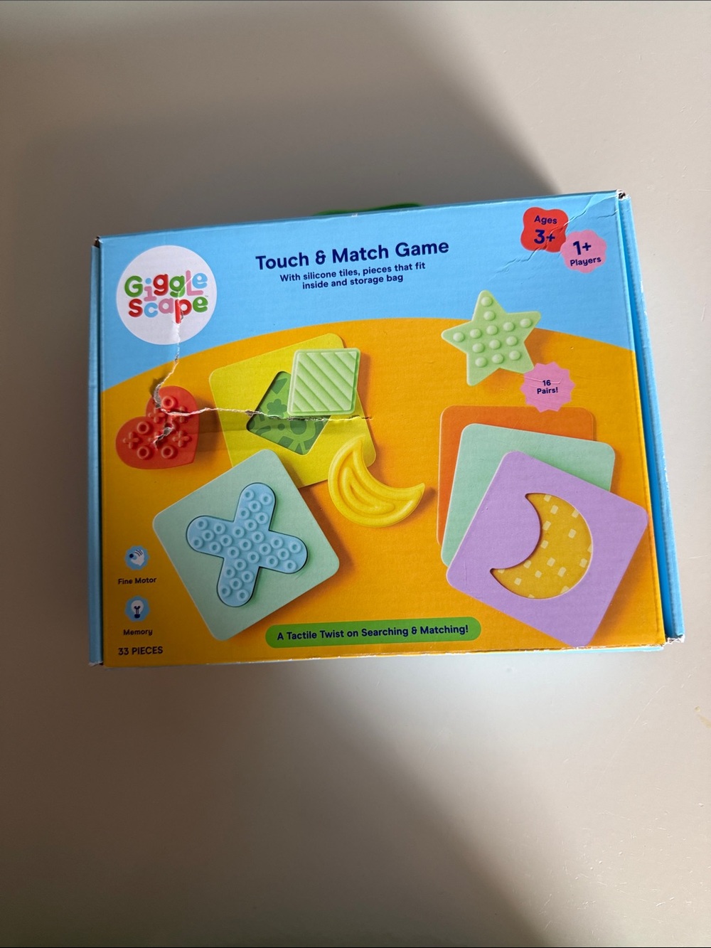 Touch & Match Game for Kids - sensory learning toy